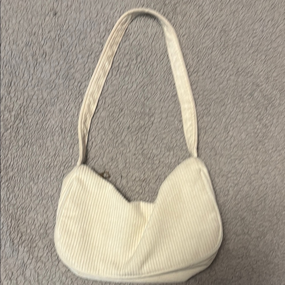 Brandy Melville Cream Shoulder Bag Minimalist Design